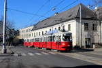 Wien Wiener Linien SL 49 (E1 4549 + c4 1367) XIV, Penzing, Hütteldorf, Linzer Straße / Rosentalgasse am 15.