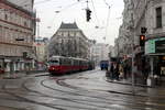 Wien Wiener Linien SL 5 (E1 4743 + c4 1336) IX, Alsergrund, Nußdorfer Straße / Währinger Straße (Hst.