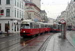 Wien Wiener Linien SL 5 (E1 4791 + c4 1328) IX, Alsergrund, Spitalgasse / Severingasse am 17.