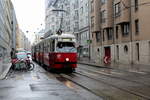 Wien Wiener Linien SL 5 (E1 4791 + c4 1328) VIII Josefstatdt, Laudongasse / Lederergasse am 17.