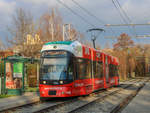 Graz. Am 25.11.2020 konnte ich Cityrunner 668 der Graz Linien in Teichhof als Linie 1 ablichten.