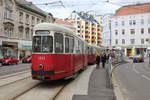 Wien Wiener Linien SL 26 (c4 1331 + E1 4858) XXI, Floridsdorf, Am Spitz am 11.