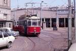 Wien Wiener Stadtwerke-Verkehrsbetriebe (WVB) SL H2 (L4 502 (SGP 1960) + l3 1705 (Gräf&Stift 1959)) XVII, Hernals, (Straßenbahnbetriebs-)Bahnhof Hernals, Hernalser Hauptstraße /