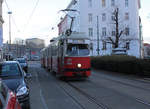 Wien Wiener Linien SL 5 (E1 4540 + c4 1360) XX, Brigittenau / II Leopoldstadt, Rauscherstraße / Rabbiner-Schneerson-Platz am 14.