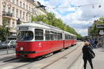 Wien-Wiener Linien SL 49 (E1 4548 + c4 1339 (beide: Bombardier-Rotax, vorm.