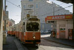 Wien Wiener Linien SL 40 (E2 4021 + c5 1421) XVIII, Währing, Gersthof, Gentzgasse / Simonygasse / S-Bahnhof Gersthof am 22.