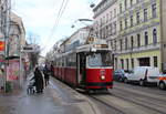 Wien Wiener Linien SL 31 (E2 4076 (SGP 1987)) XX, Brigittenau, Klosterneuburger Straße (Hst. Klosterneuburger Straße / Wallensteinstraße) am 13. Feber / Februar 2019.