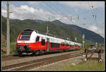 4744 066 fährt am 16.06.2020 aus dem Bahnhof Mixnitz - Bärenschützklamm aus.