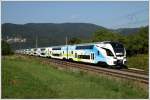 Die beiden neuen WESTbahn-Triebwagen 4010.001 und 4010.002 sind bei Zulassungsfahrten durch sterreich als SPROB 97758 von Linz Voest Alpine ber Salzburg, Villach und Leoben in Richtung Graz