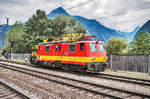 X 552 008-5 steht am 16.8.2017 im Bahnhof Golling-Abtenau.