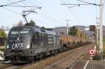 BB 1116 153   CATS  mit Kesselwagen-Ganzzug bei der Durchfahrt in Salzburg-Sd in Richtung Bischofshofen am 30.10.2012