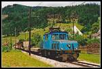 E4 mit Güterzug in St.Jakob am 29.06.1999.