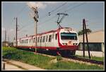 4090 002 als R6827 beim Einfahrsignal von Obergrafendorf am 9.05.2001.