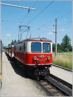 Am 29.Juni 2010 bespannte die 1099.002  Gsing  den R 6813/16 nach Mariazell. Damit niemand bses vermutet, die Aufnahme entstand aus dem R 6804 im Kreuzungsbahnhof Klangen.