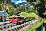 Vs 72 hat mit dem Sdz 3390 aus Zell am See, den Endbahnhof Krimml erreicht.