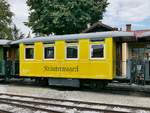 Der Kräuterwagerl der Stainzer Lokalbahn im Bahnhof Stainz, 04.08.2019