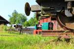 Schaut ja aus wie bei der  GROßEN  Eisenbahn.