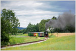 Der Stainzer Flascherlzug am 17.7.2016 in den Bögen vor Herbersdorf.