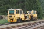 Plasser&Theurer Gleisstopfmaschiene X962.003-0 am 22.September 2013 im Bf.