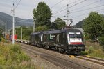 182 573 + 182 561 mit Güterzug bei Mürzzuschlag am 27.07.2016.