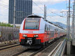Graz. Der 4744 558 fuhr am 11.05.2020 als S5, hier bei der Einfahrt in den Bahnhof Don Bosco. 