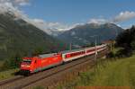 DB 101.066, DRV 13307 (+ 90 min), Penk - Kolbnitz / Tauernbahn, 14.06.2012 - www.tauernbahn.at