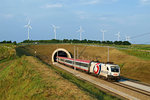 Beim Zweihundert sollte der Fotograf aufpassen, wenn er die Züge aus dem Raingrubentunnel der neuen Westbahn fotografieren will.