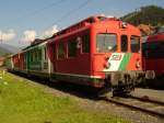 Der ET14 war von Dezember 1994 bis 2011 im Dienst bei den steirischen Landesbahnen. Im August 2010 konnte ich den ET14 im Bahnhof von Übelbach ablichten.