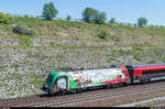 1116 159  150 Jahre Brennerbahn  am 29. Mai 2017 mit einem RailJet zwischen St. Pölten und Prinzersdorf.