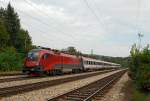 1116 213 am Intercity 642 nach Salzburg.