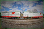 Nahezu Nagelneu glänzen die Wagen des Typs Eaos von Rail Cargo.