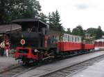 Zahnradlok Nr 4 “Hannah” mit eine Dampfzug Seespitz Bahnstation-Jenbach Achenseebahnstation auf Bahnhof Jenbach Achenseebahnstation am 15-08-2010.