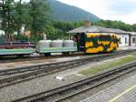 Zug der Schneebergbahn beim Verschub in Puchberg/Schneeberg