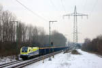 CargoServ ES 64 U2-005 // Köln, Gremberger Umgehungsbahn // 29. Dezember 2005