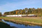 Das Dieselduo 1504.01 + 1504.02 ist am Abend des
08.10.2010 mit dem Kalkzug 61037 auf dem
Weg von Linz nach Steyerling auch in Wartberg/Kr. durchgefahren.