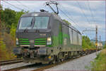 ELL 193 286 zieht leeren Containerzug durch Maribor-Tabor Richtung Koper Hafen. /22.9.2021