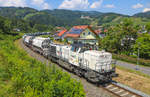 Sie werden immer seltener ,... 
Die schweren Ganzgüterzüge am Wieser Ast der Graz Köflacher Eisenbahn.
Am gestrigen 21.06.2018 dem Sonnwendtag donnern die beiden Schwestern DH 1700.1 und hier im Bild DH1700.2 den Berg hinauf zu Baustelle des Koralmtunnels. 
