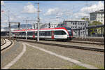 Am 26. April 2024 verlässt ein Zug der Linie S6 Graz Hauptbahnhof Richtung Süden . 