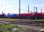 Zur allerersten Begegnung der beiden Schwesternmaschinen G 1700 kam es am 9.5.2004. GKB 1700.1 trifft in Wien Htteldorf auf LTE 2170.001