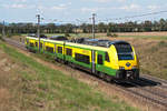 Gysev 4744 303, unterwegs als REX 7627 von Wien nach Bratislava-Petržalka.