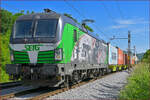 SETG 193-746 zieht Containerzug durch Maribor-Tabor Richtung Koper Hafen. /16.6.2021