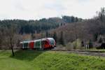 Stadler GTW auf dem Weg nach belbach am 17.