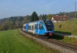 Der STLB 5062 003 vulgo  blauer Landesbahner  war am 31. Oktober 2014 als S31 von Graz nach Weiz unterwegs und wurde von mir in Autal fotografiert.
