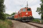 WLB 2143.21 und NLB 2143 070-7 mit dem SLP 34468 am 27.Juni 2015 bei Neubau-Kreustetten.