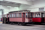 Wien WLB Museumstriebwagen 02 Straßenbahnbetriebsbahnhof Speising im Juli 1977. - Scan von einem Farbnegativ. Film: Kodacolor II. Kamera: Minolta SRT-101