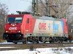 186 129-3 der OHE, aufgenommen in Gremberg am 31.01.2010 ... 186 129-3 der OHE, aufgenommen in Gremberg am 31.01.2010 ...