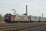 185 534-5 mit Containerzug ...  Jens Baumhauer 28.03.2010