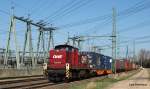 MaK G 1600 BB 120076 der OHE kommt am 17.04.10 ...