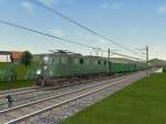 Eine gr�ne Ae 6/6 ...  Gilles LENHARD 15.02.2010