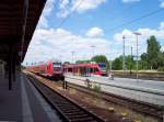 Oranienburg (Nordbahn), RE5 auf ...  Karl-Ernst Selke 20.07.2010